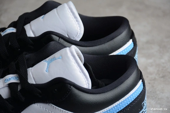 Low 1 Black (W)  DC0774-041 Blue DC0774-041 White University Jordan 0104